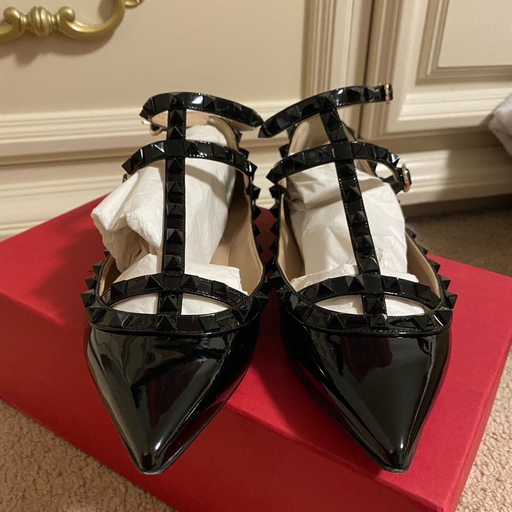 Valentino Caged Flats